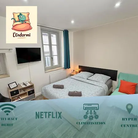 L'endormi - Hypercentre - 10min De Jaude A Pied Apartament Clermont-Ferrand